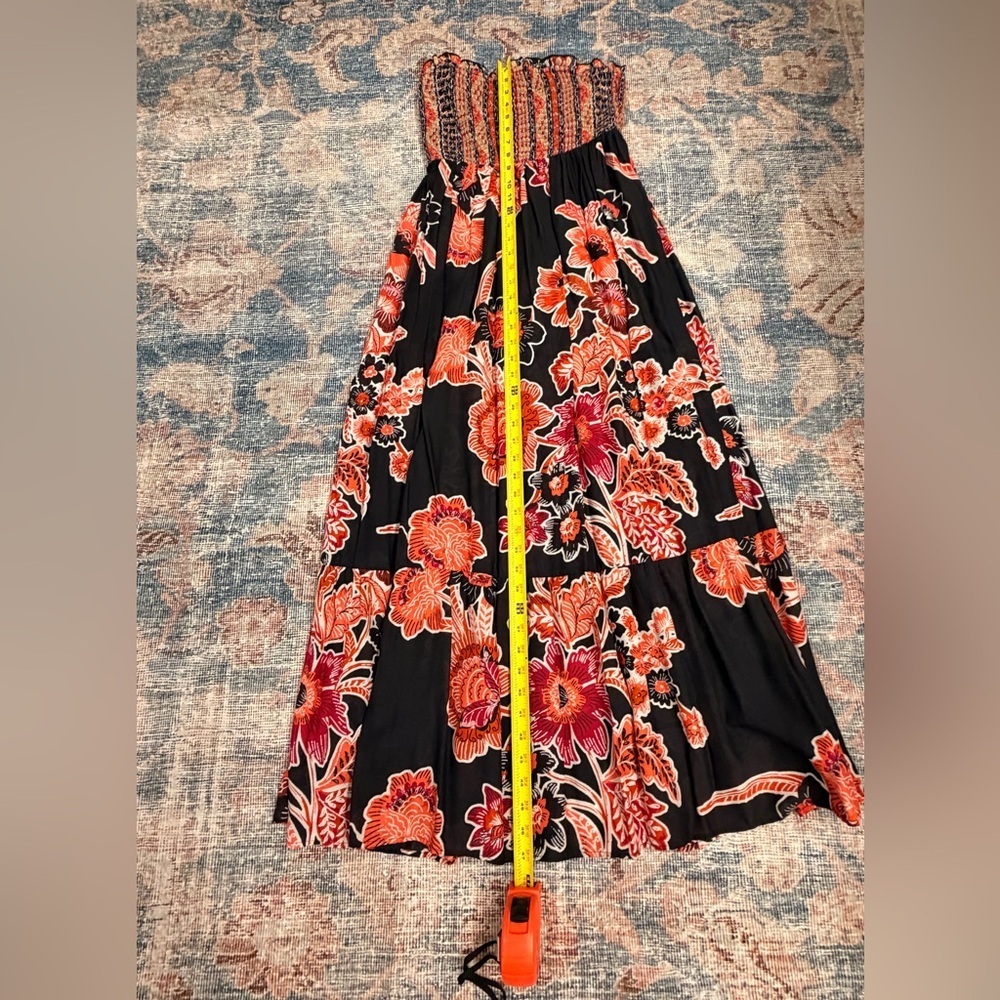 Anthropologie The Marisol Printed Smocked Gauze Maxi Dress Size Small - Picture 8 of 15